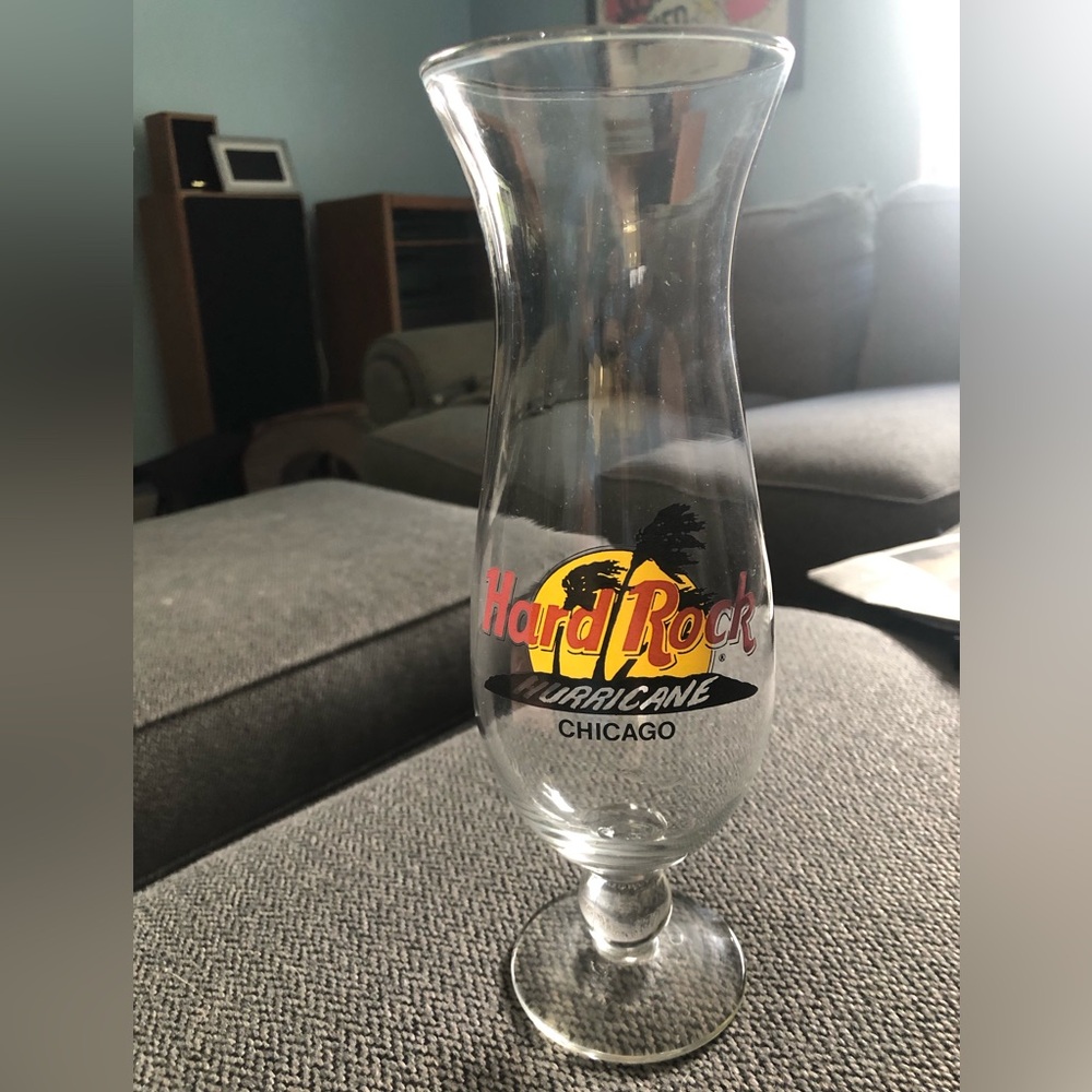 Hard Rock Cafe Chicago Hurricane Glass, Holds 24 Ounces